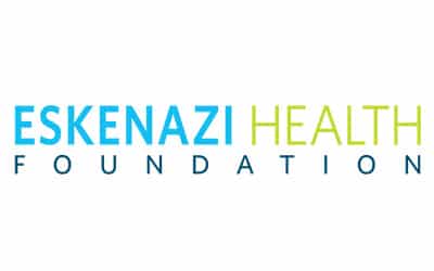 The logo of Eskenazi Health Foundation with "Eskenazi" in blue, "Health" in green, and "Foundation" in smaller blue letters below.